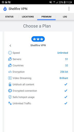 اسکرین شات 4 برنامه Shellfire VPN