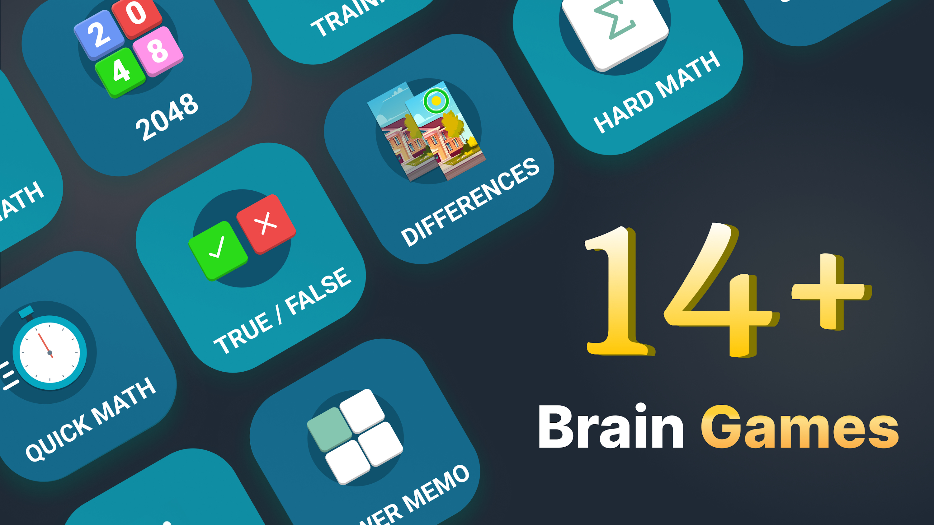 اسکرین شات 1 بازی Math Games for the Brain