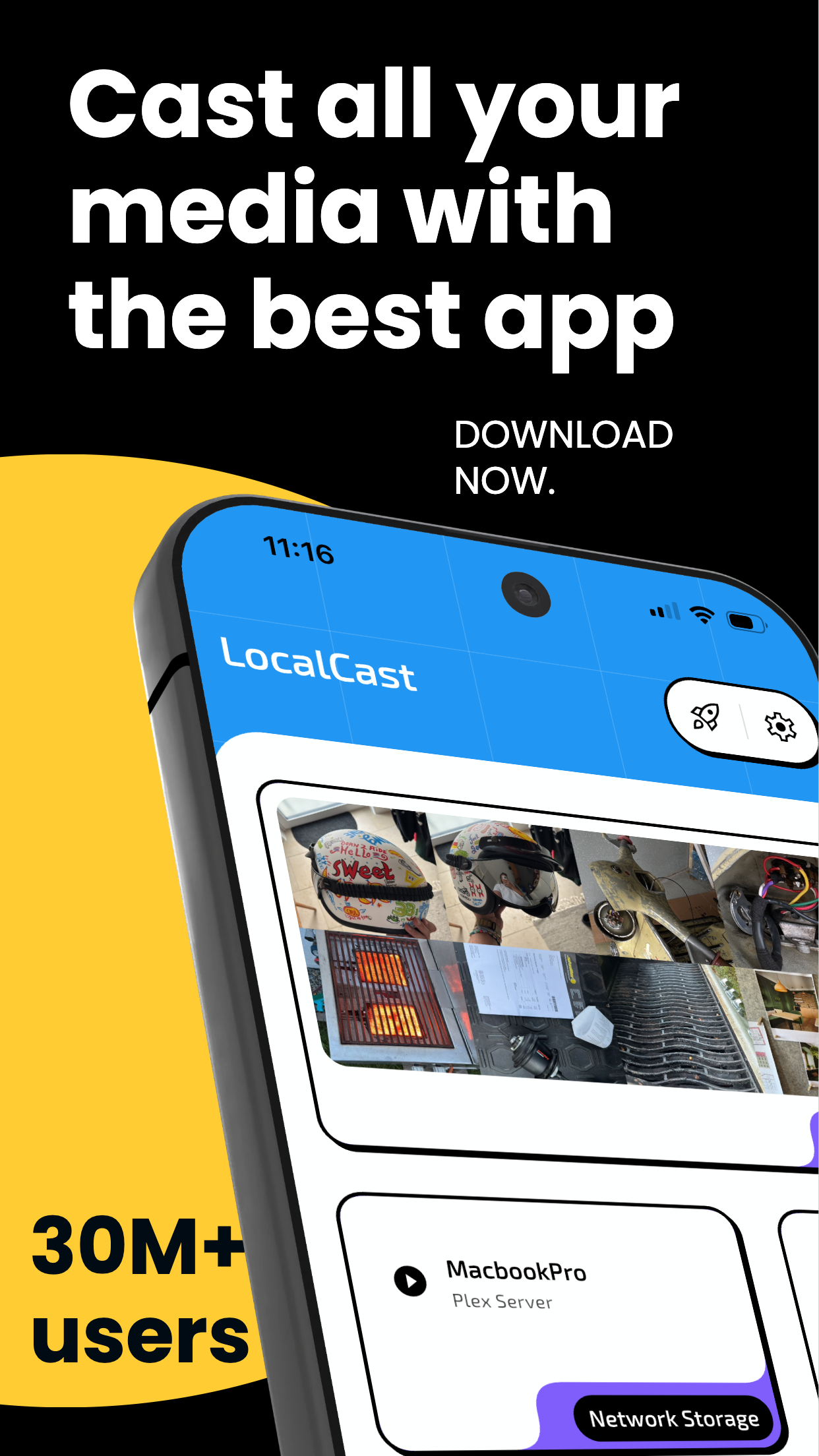 اسکرین شات 1 برنامه LocalCast: Cast & Mirror to TV
