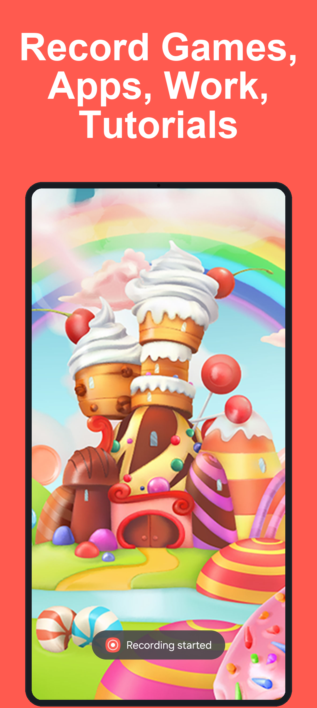 اسکرین شات 1 برنامه Screen Recording App