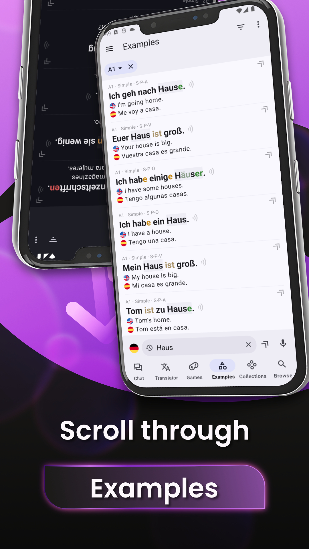 اسکرین شات 4 برنامه German Dictionary for Learners