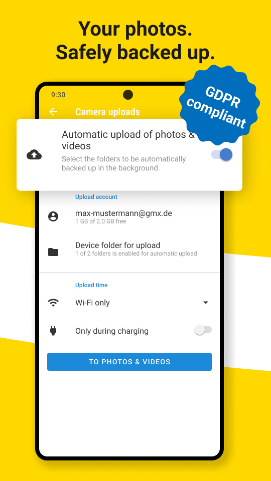 اسکرین شات 6 برنامه WEB.DE Mail & Cloud