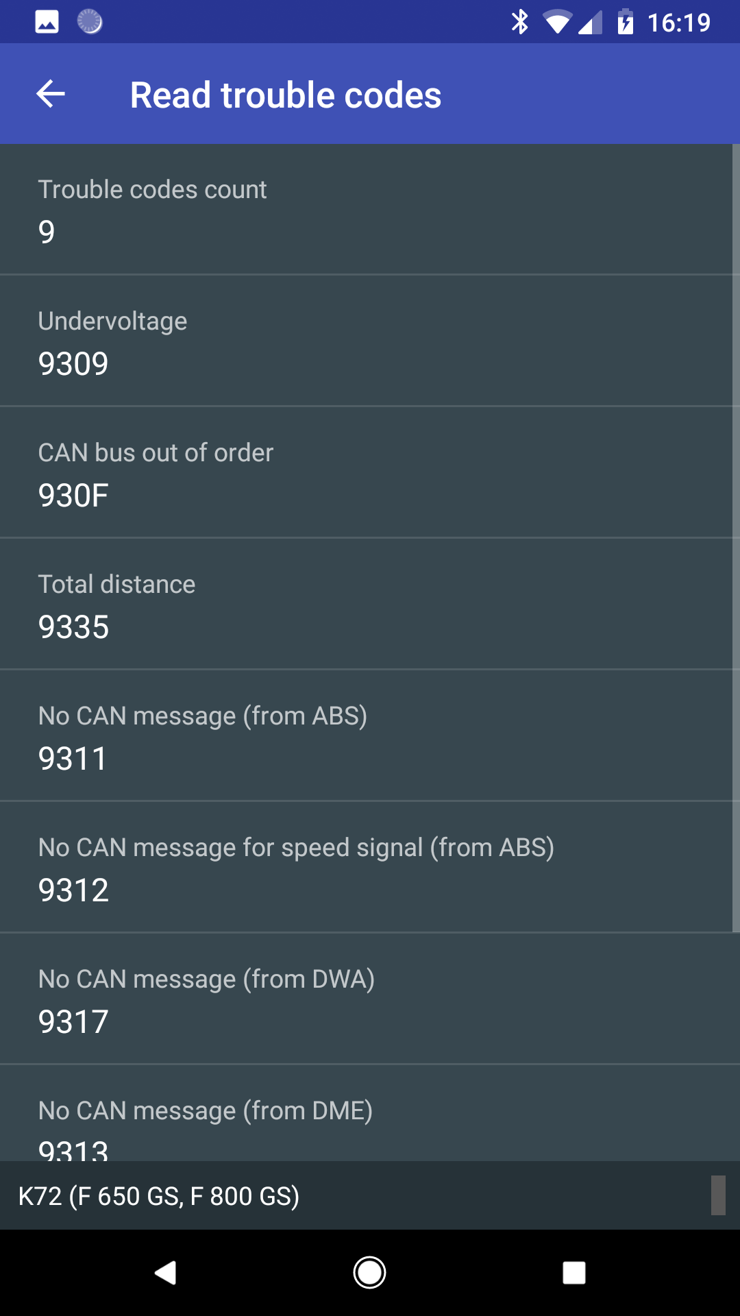 اسکرین شات 6 برنامه MotoScan for BMW Motorcycles