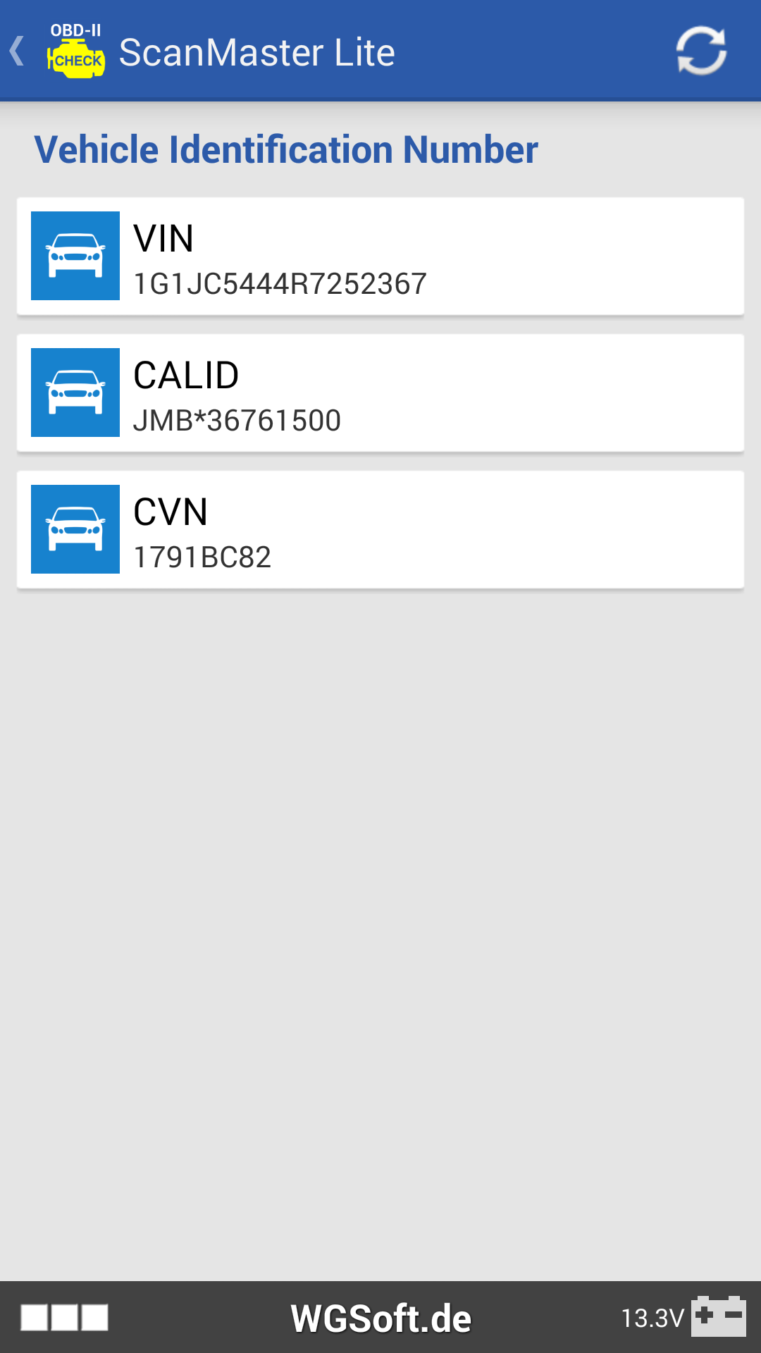 اسکرین شات 2 برنامه ScanMaster for ELM327 OBD-2