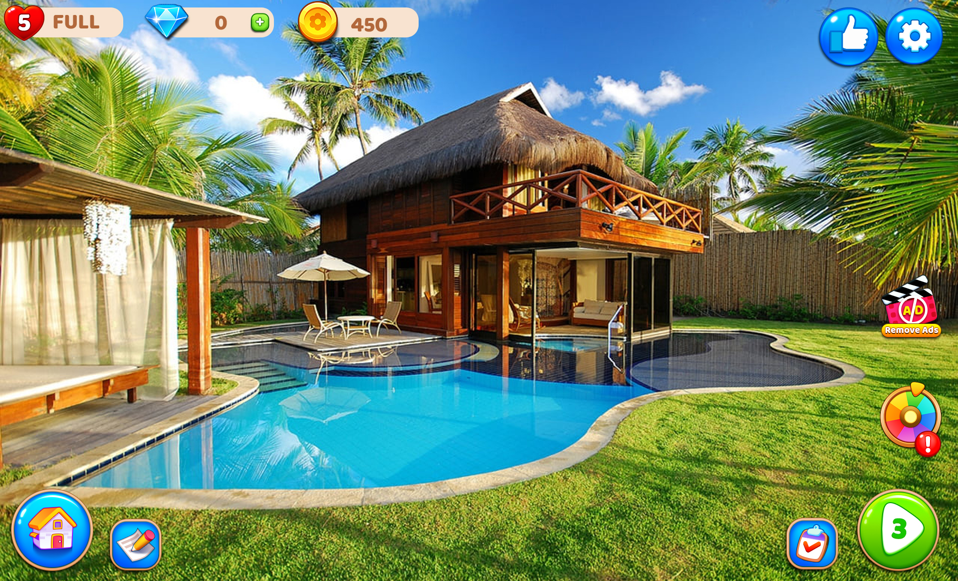 اسکرین شات 2 بازی Garden Makeover : Home Design