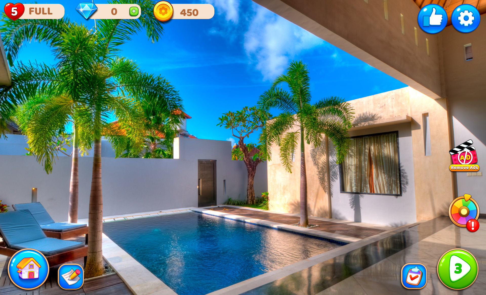اسکرین شات 3 بازی Garden Makeover : Home Design