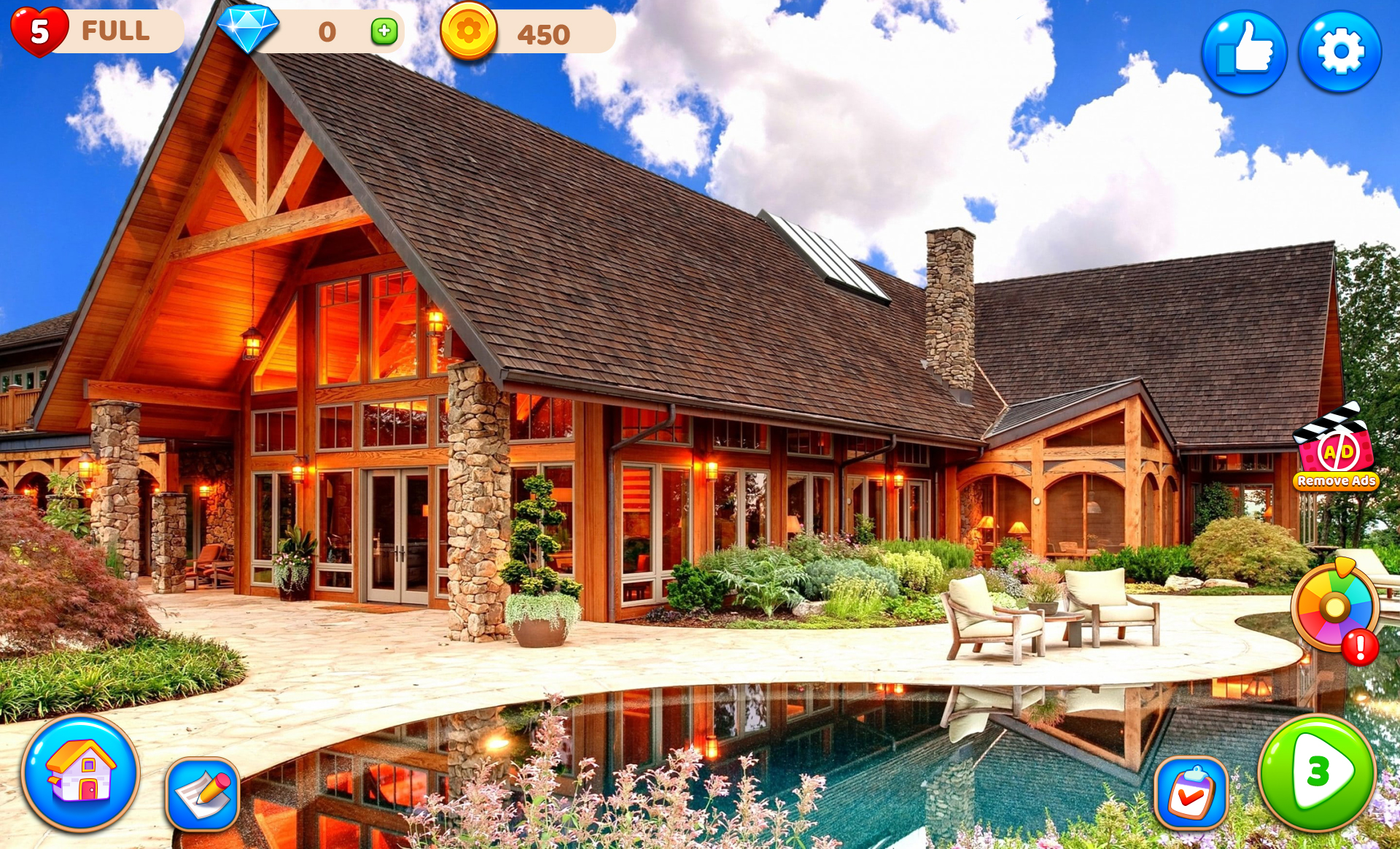 اسکرین شات 5 بازی Garden Makeover : Home Design