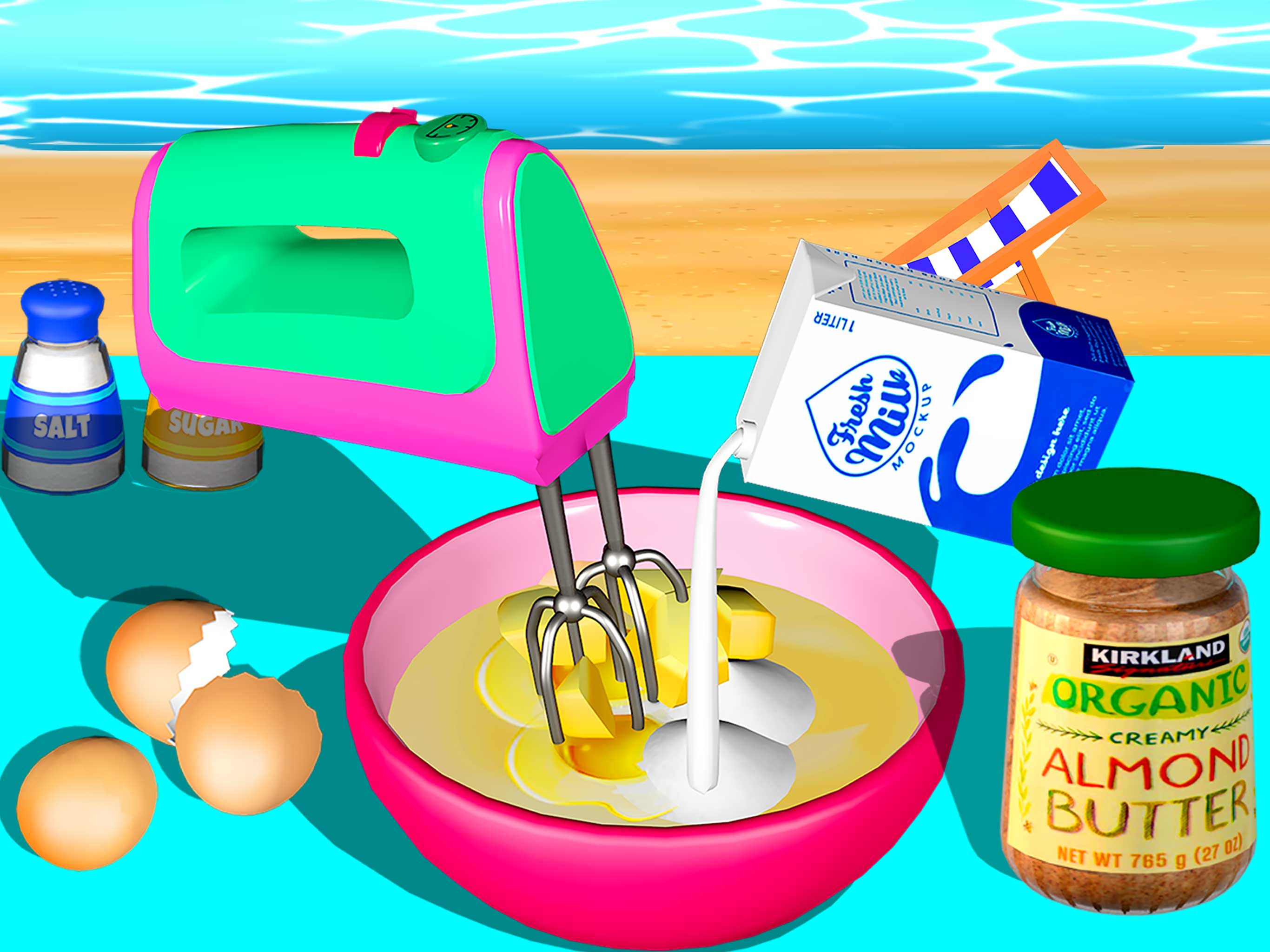 اسکرین شات 2 بازی Ice Cream Dessert DIY Games