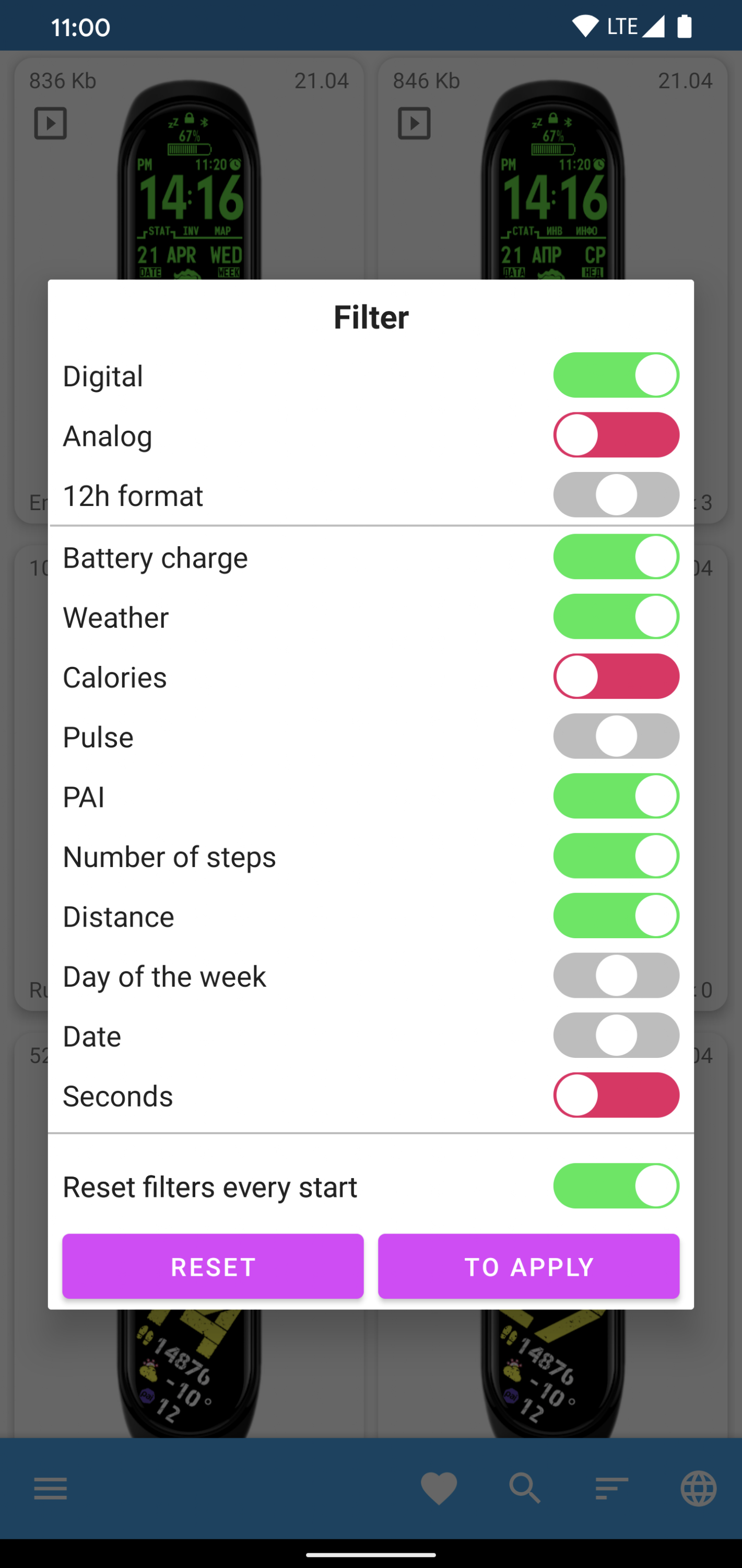 اسکرین شات 5 برنامه MiBand7 WatchFaces