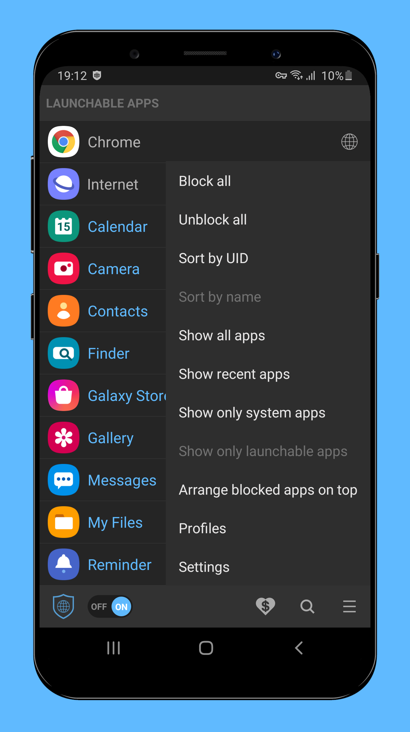 اسکرین شات 2 برنامه Net Blocker - Firewall per app