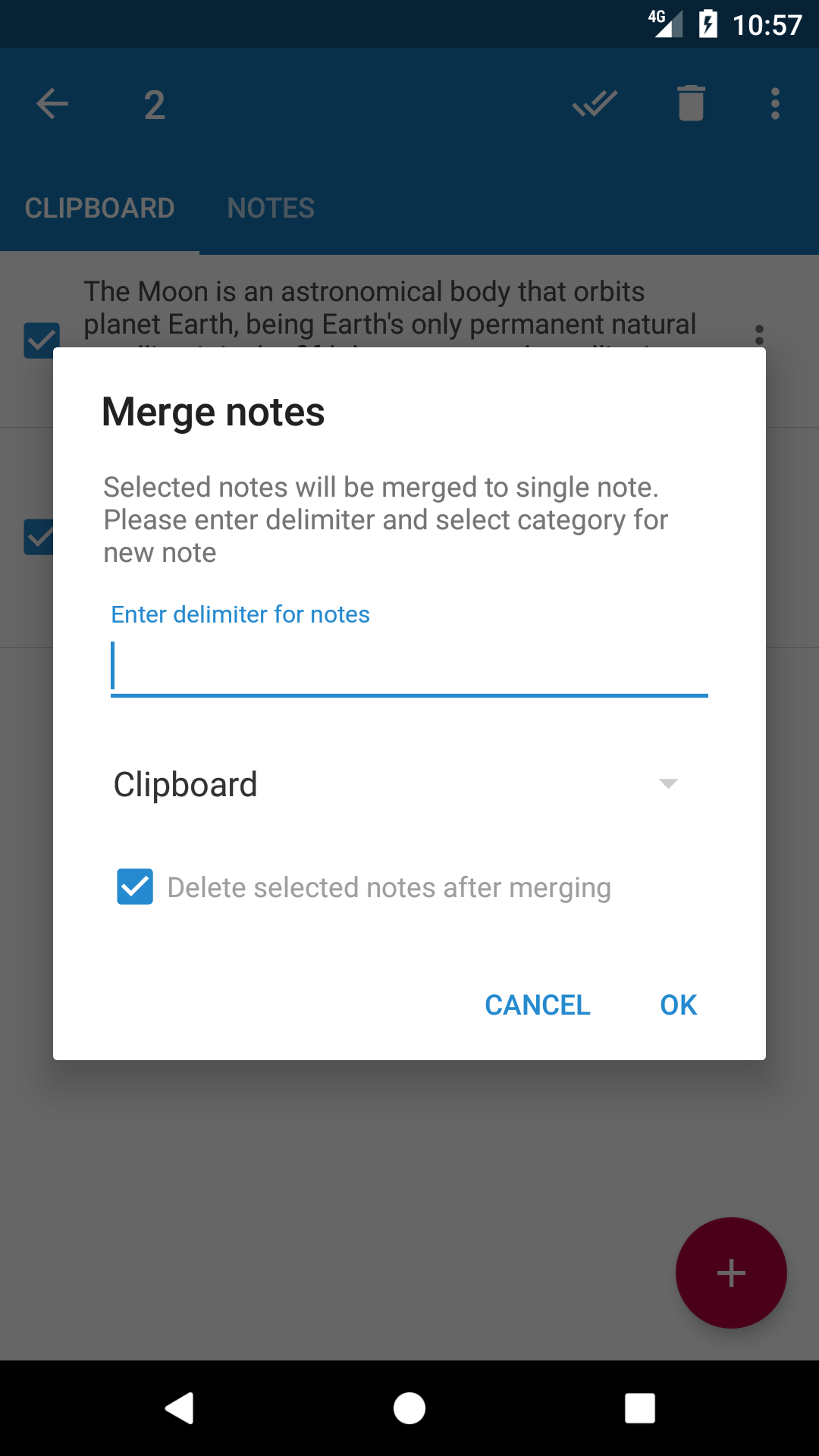 اسکرین شات 7 برنامه Clipboard Manager