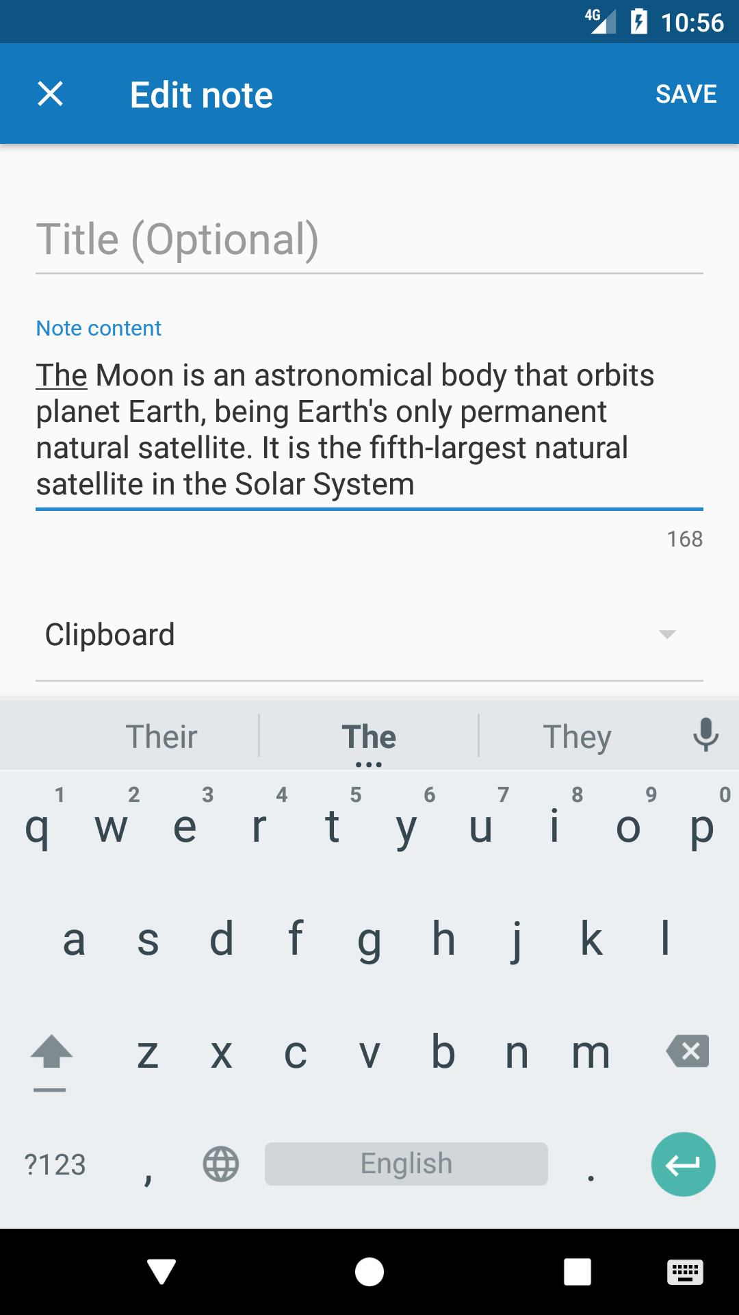 اسکرین شات 3 برنامه Clipboard Manager