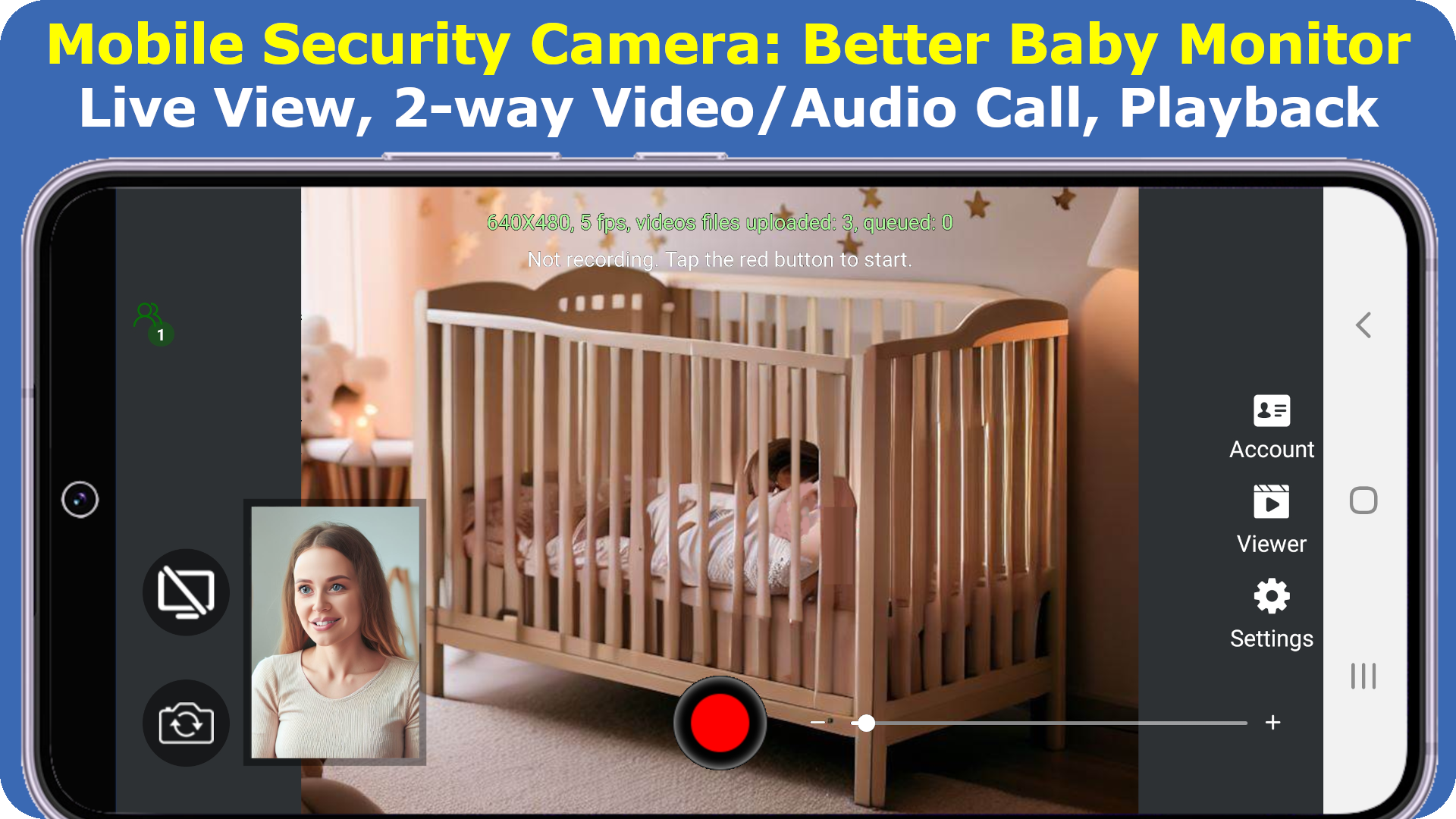 اسکرین شات 4 برنامه Mobile Security Camera (FTP)