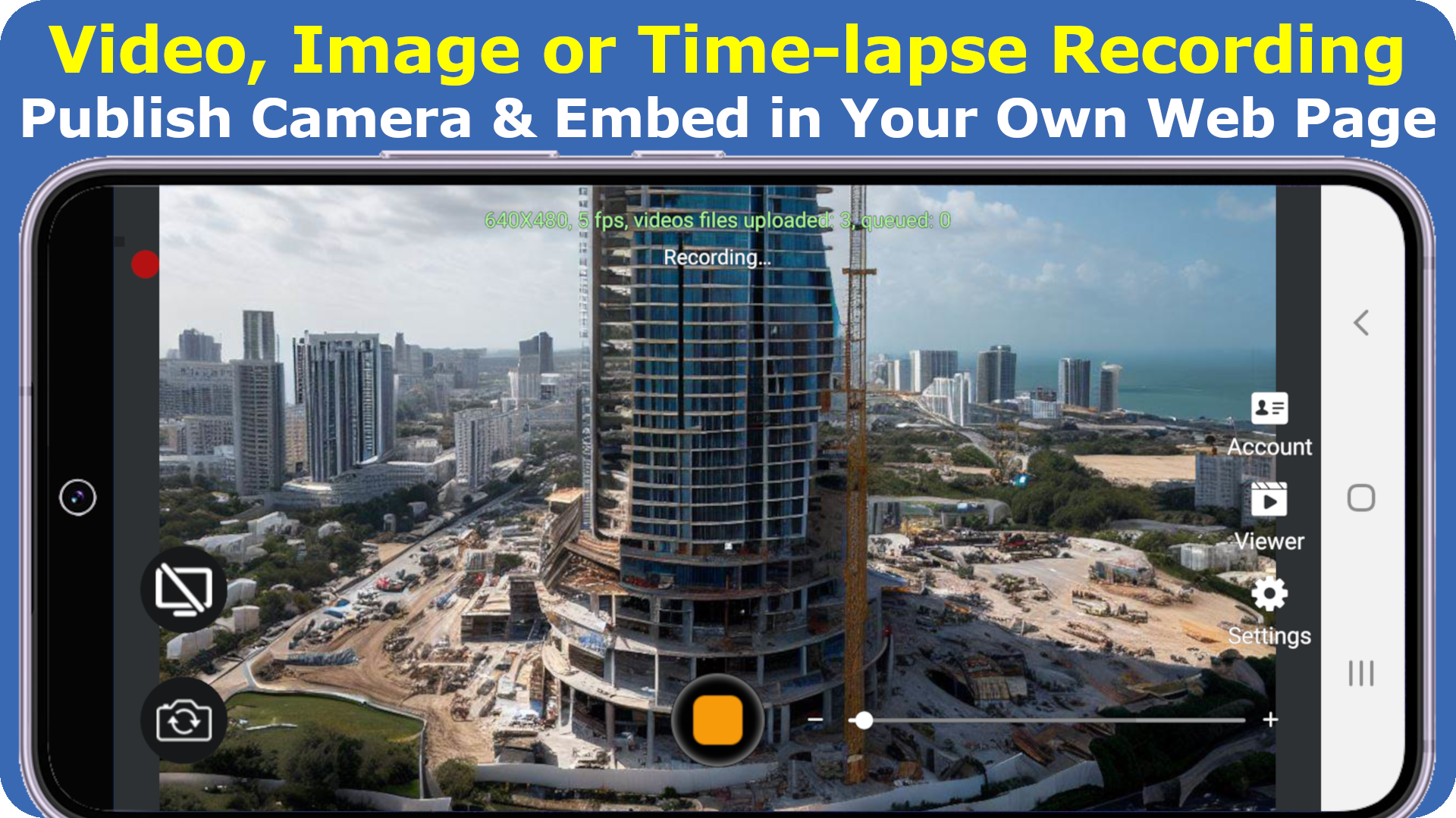 اسکرین شات 6 برنامه Mobile Security Camera (FTP)