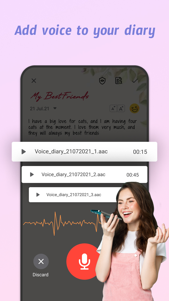 اسکرین شات 4 برنامه My Diary - journal diary