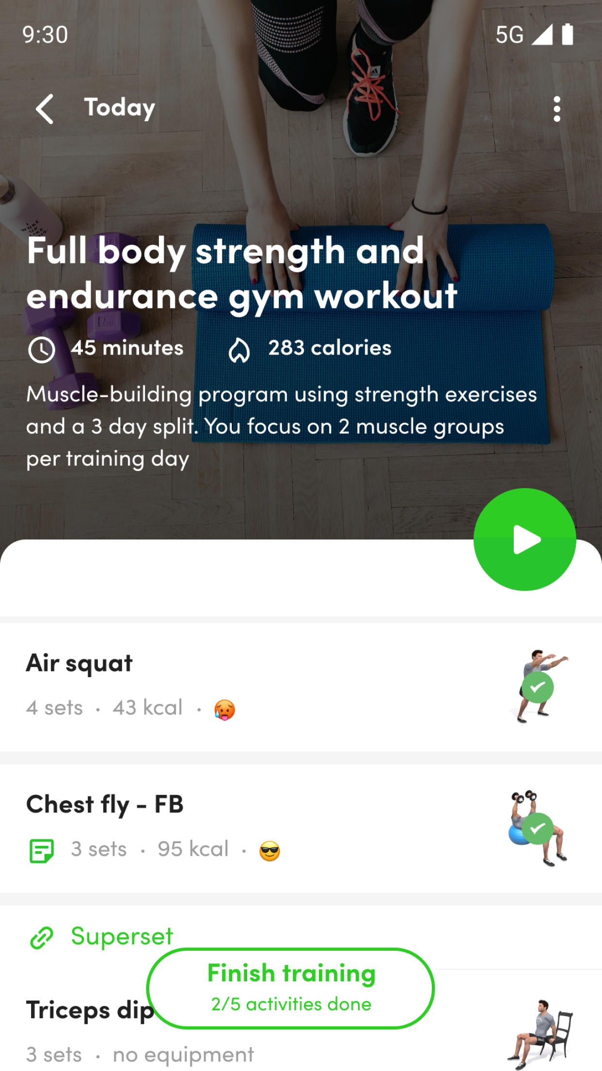 اسکرین شات 3 برنامه Core Body Women's Gym