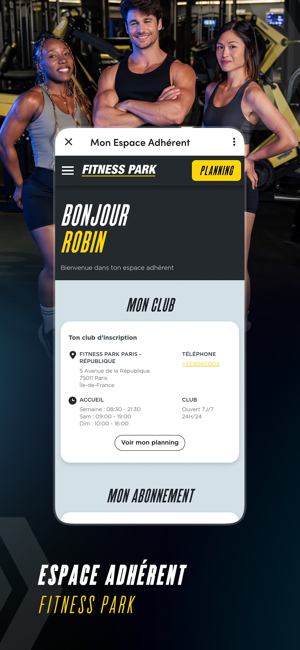 اسکرین شات 6 برنامه Fitness Park App