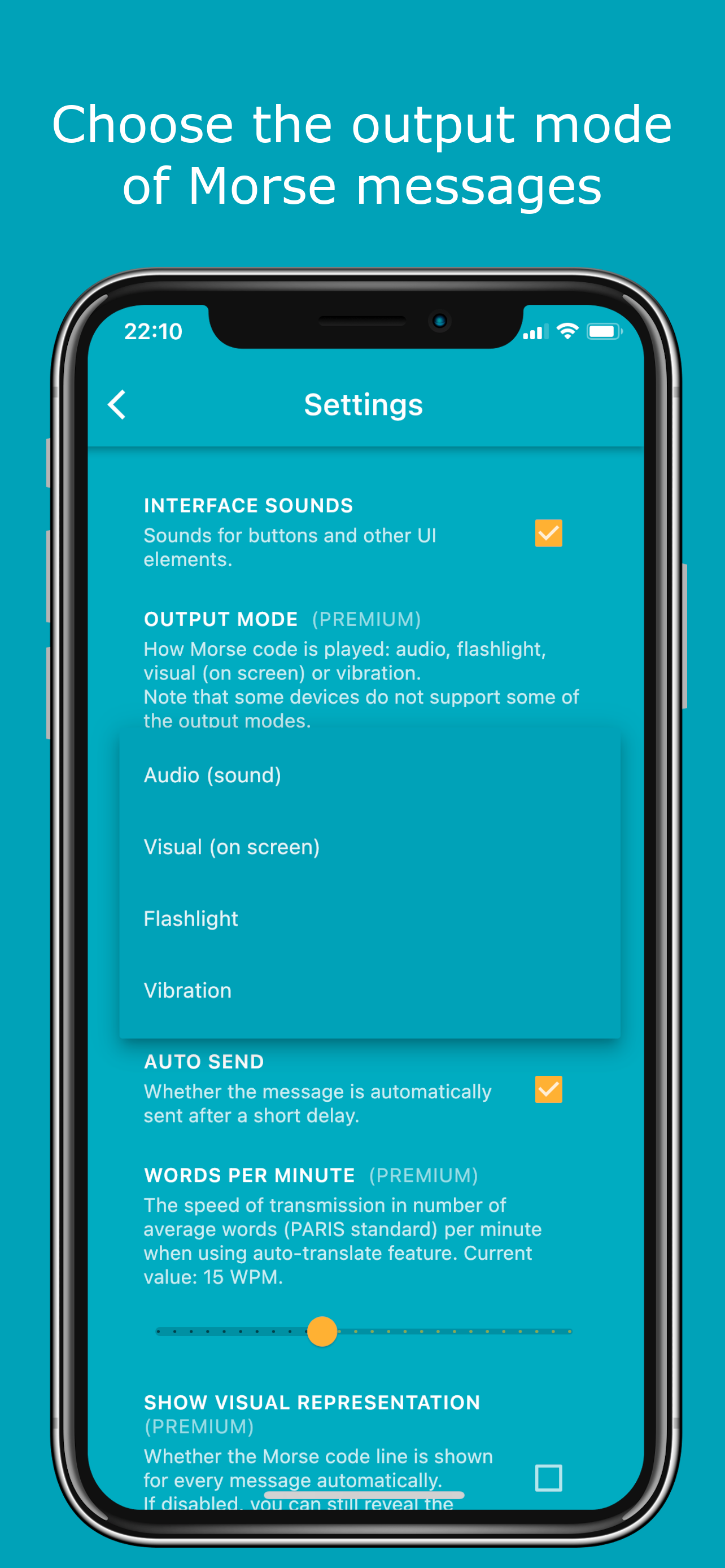 اسکرین شات 8 برنامه Morse Chat: Talk in Morse Code