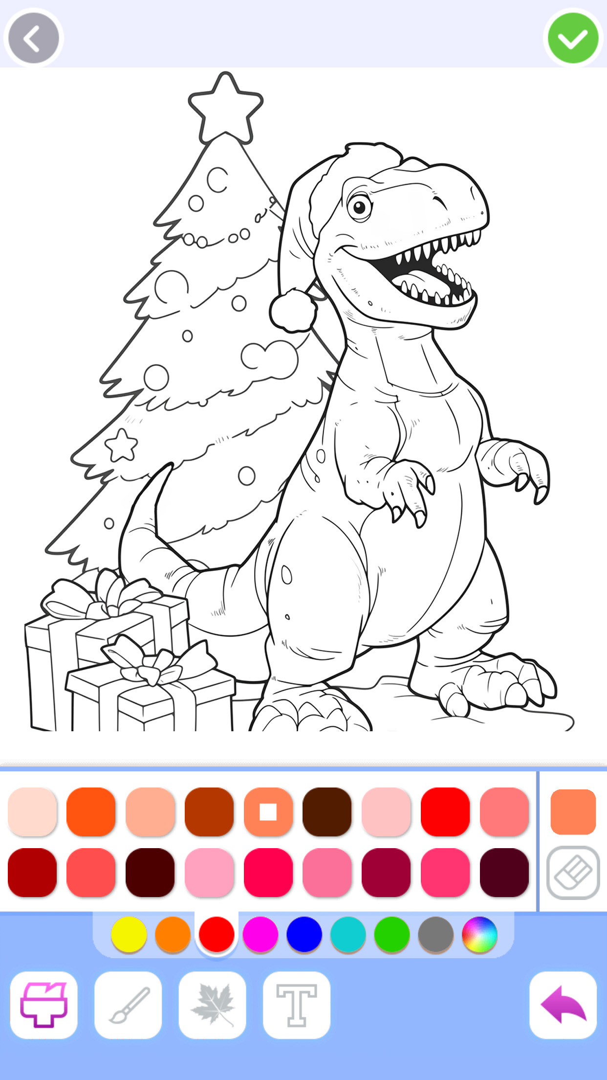 اسکرین شات 4 بازی Dino Coloring: Dinosaur games