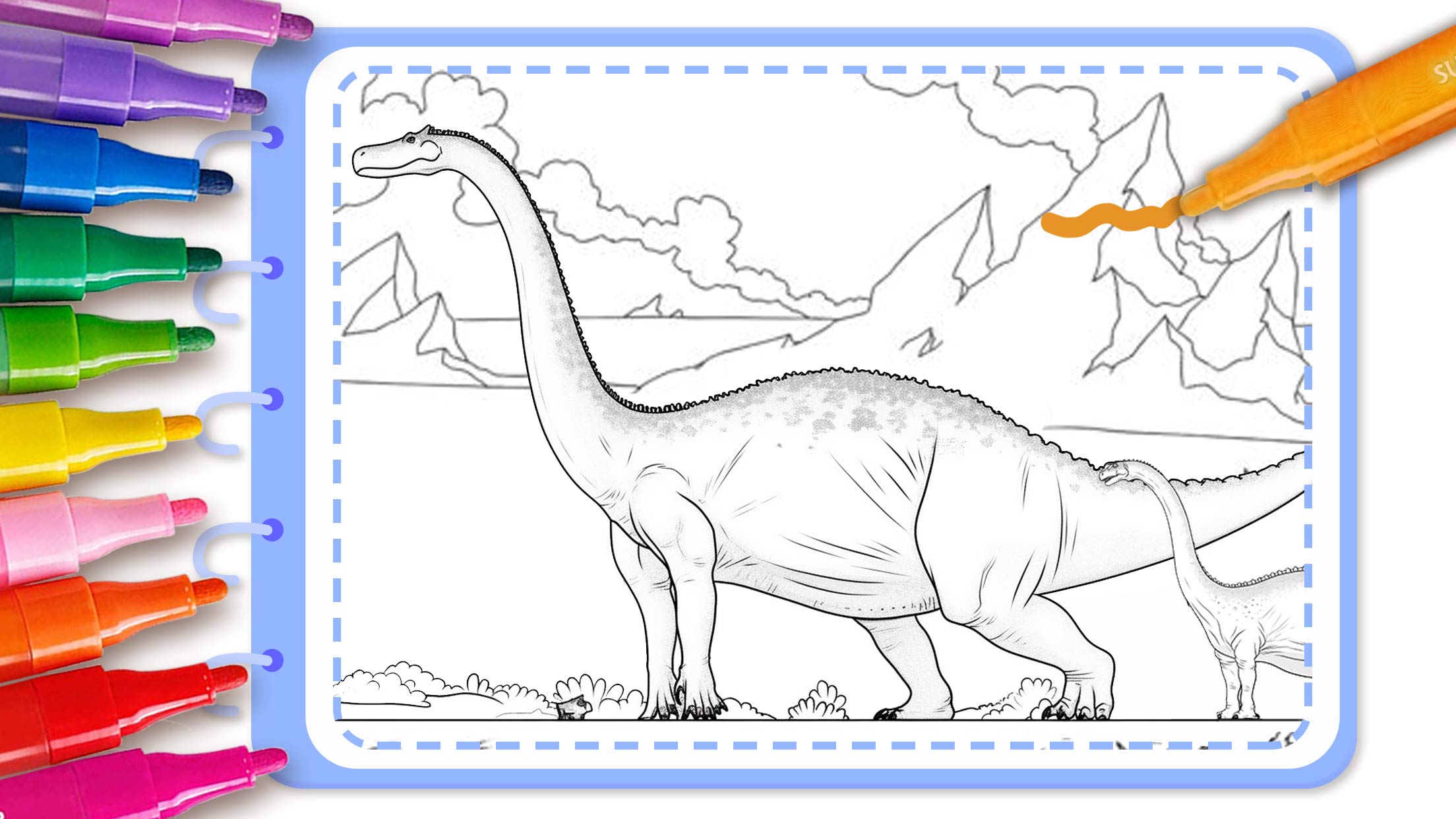 اسکرین شات 7 بازی Dino Coloring: Dinosaur games