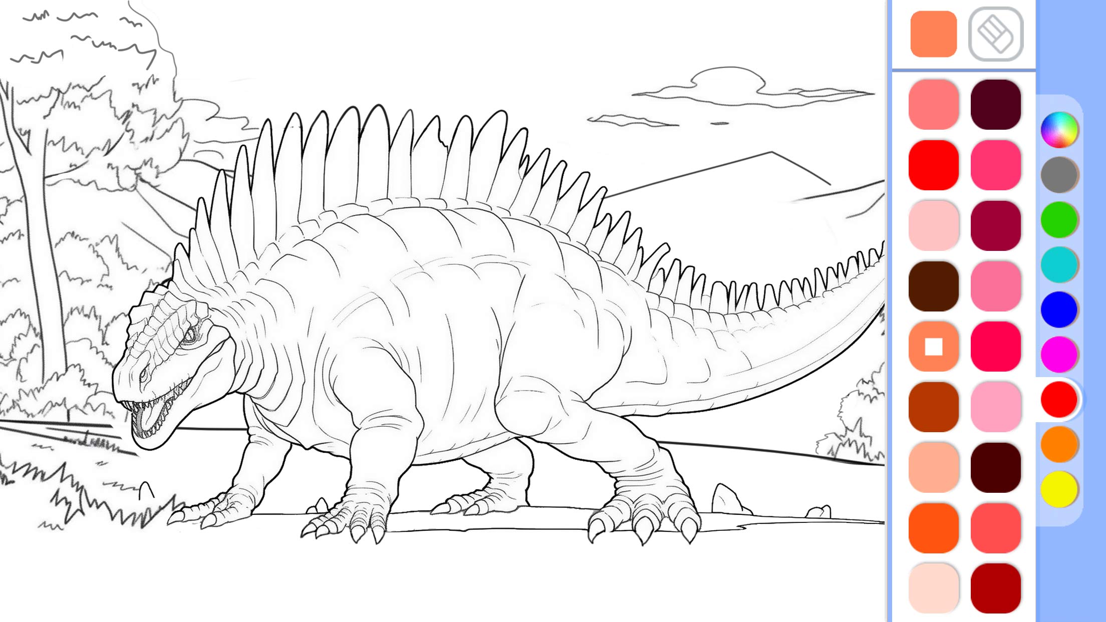 اسکرین شات 6 بازی Dino Coloring: Dinosaur games