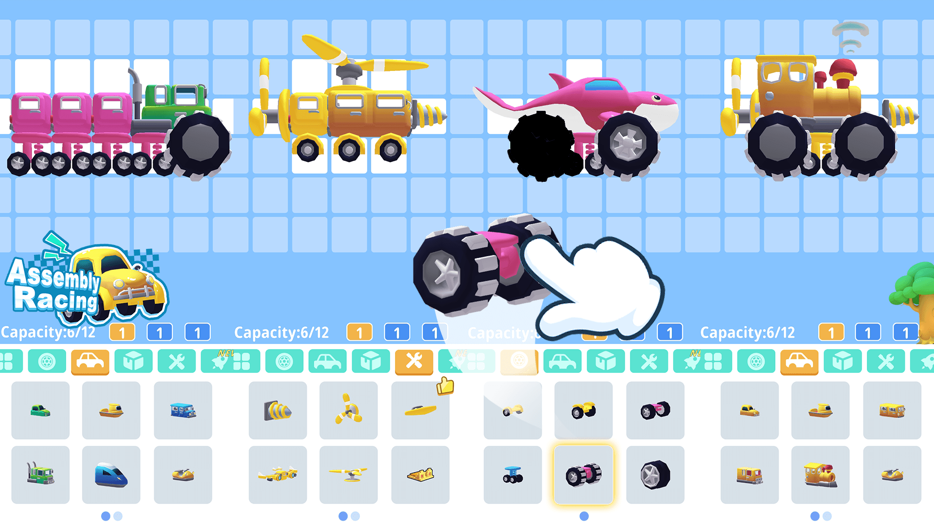 اسکرین شات 1 بازی DIY Car: Racing Games for Kids