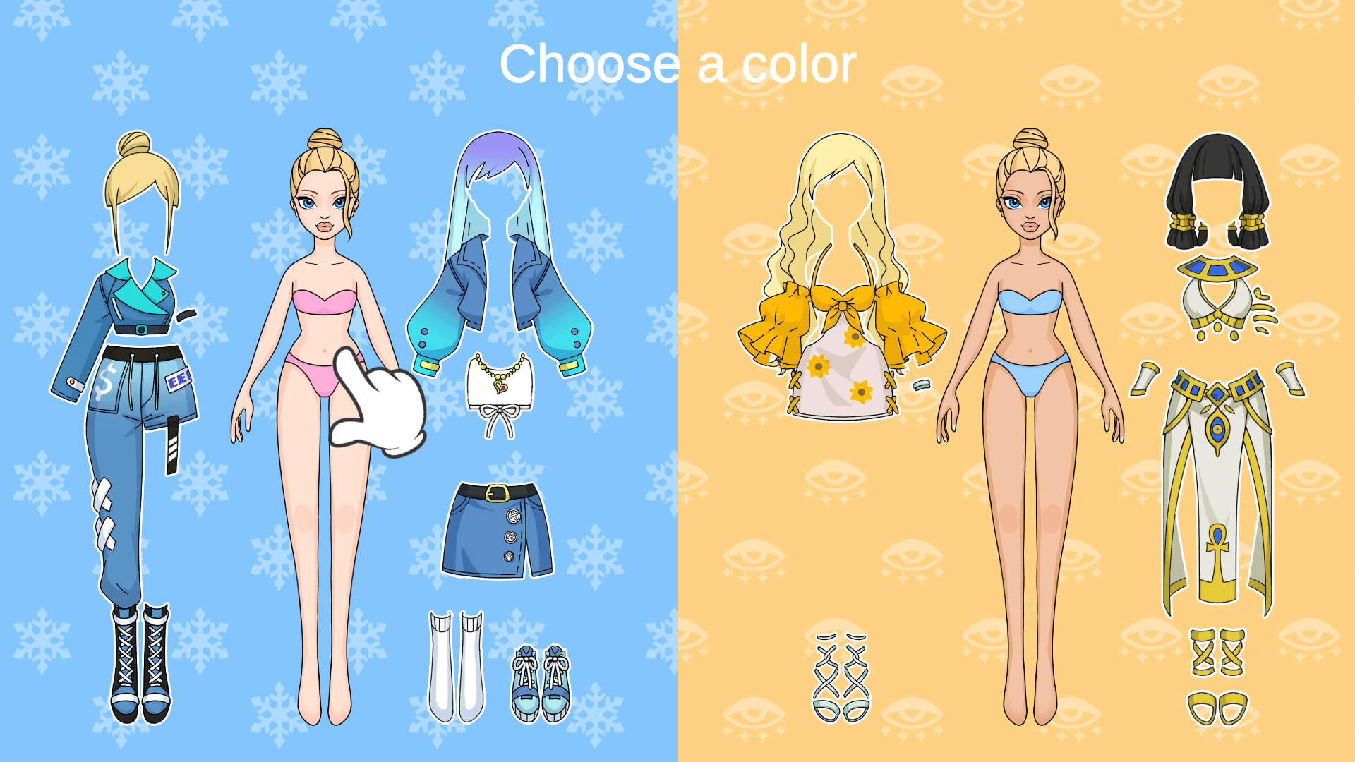 اسکرین شات 6 بازی Magic Paper Dolls Dress Up DIY