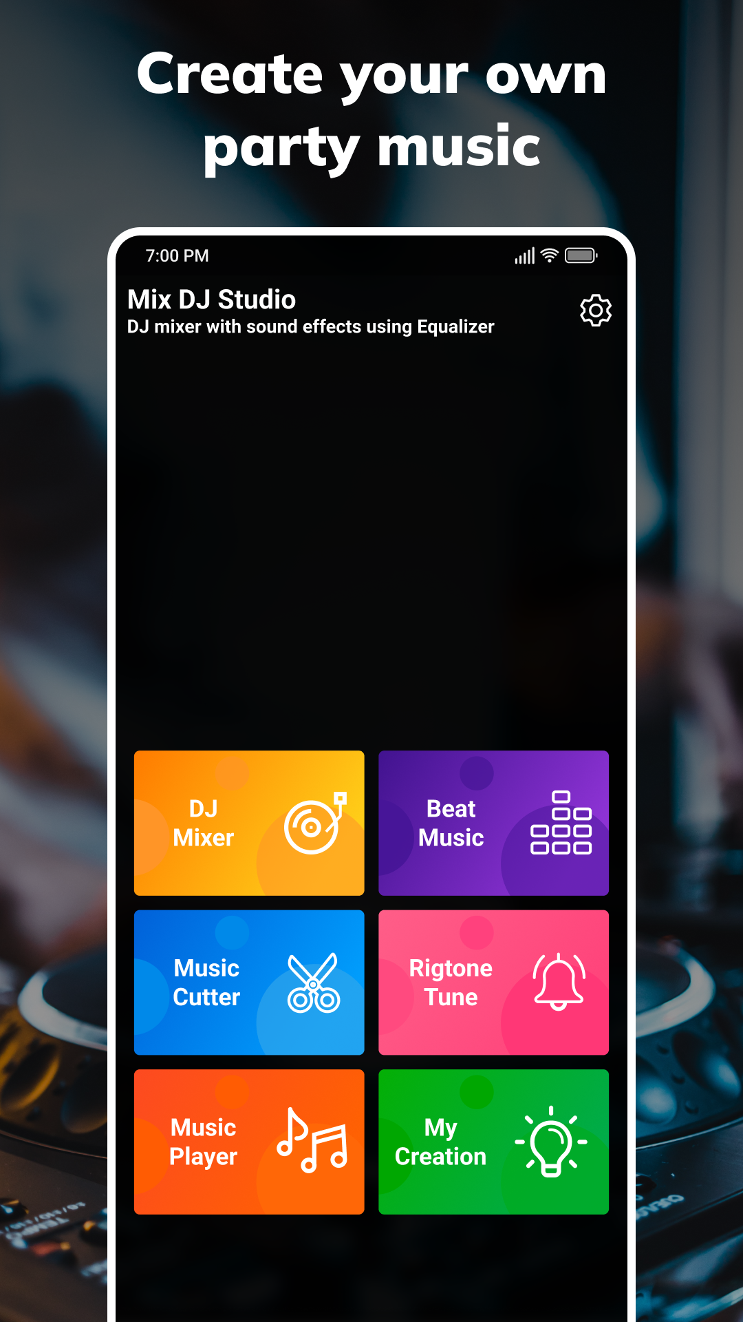 اسکرین شات 4 برنامه DJ Music Mixer - Dj Remix Pro