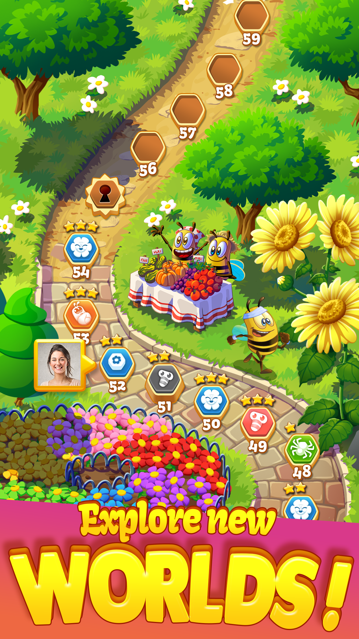 اسکرین شات 4 بازی Bee Brilliant Blast
