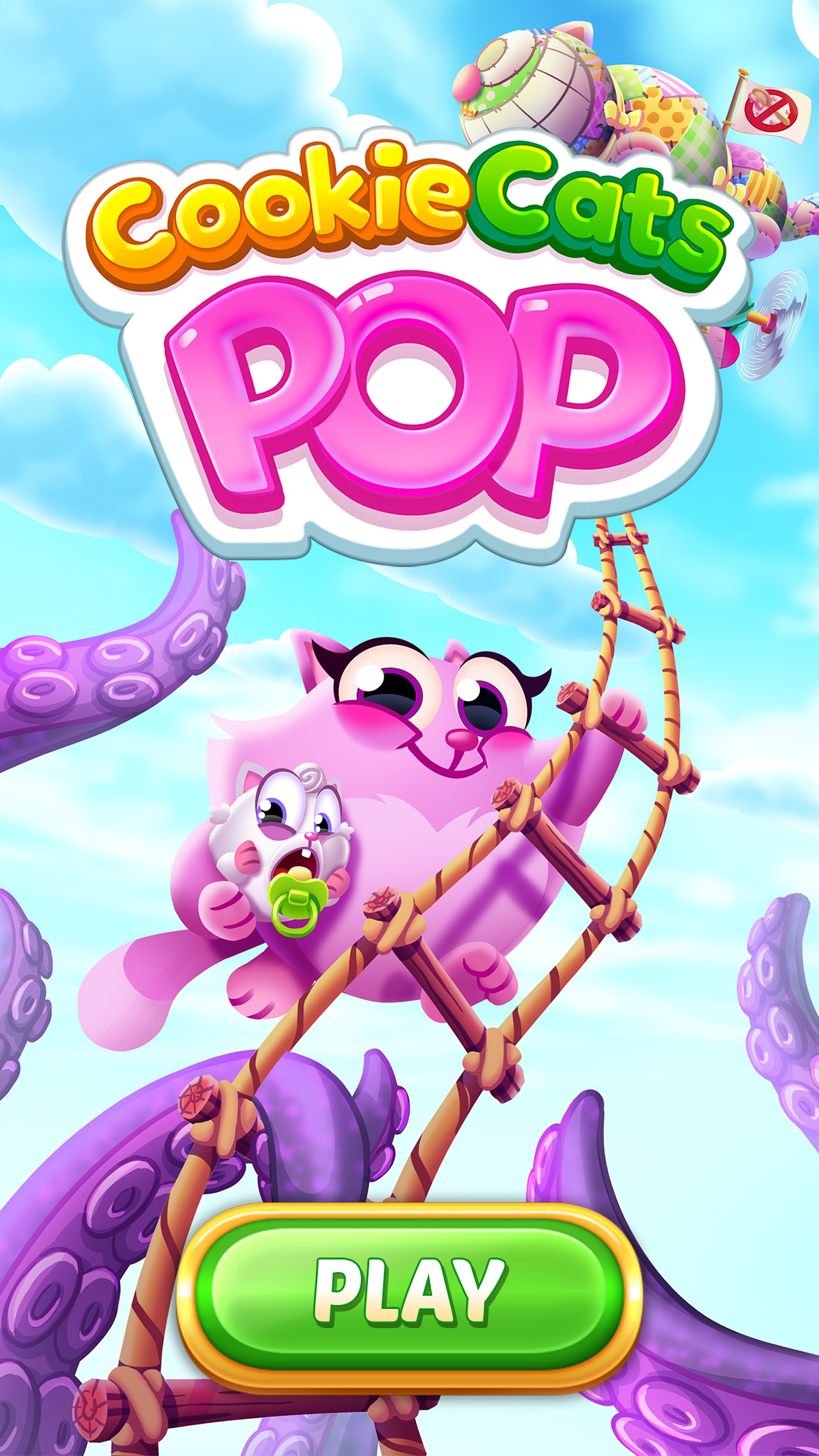 اسکرین شات 1 بازی Cookie Cats Pop - Bubble Pop