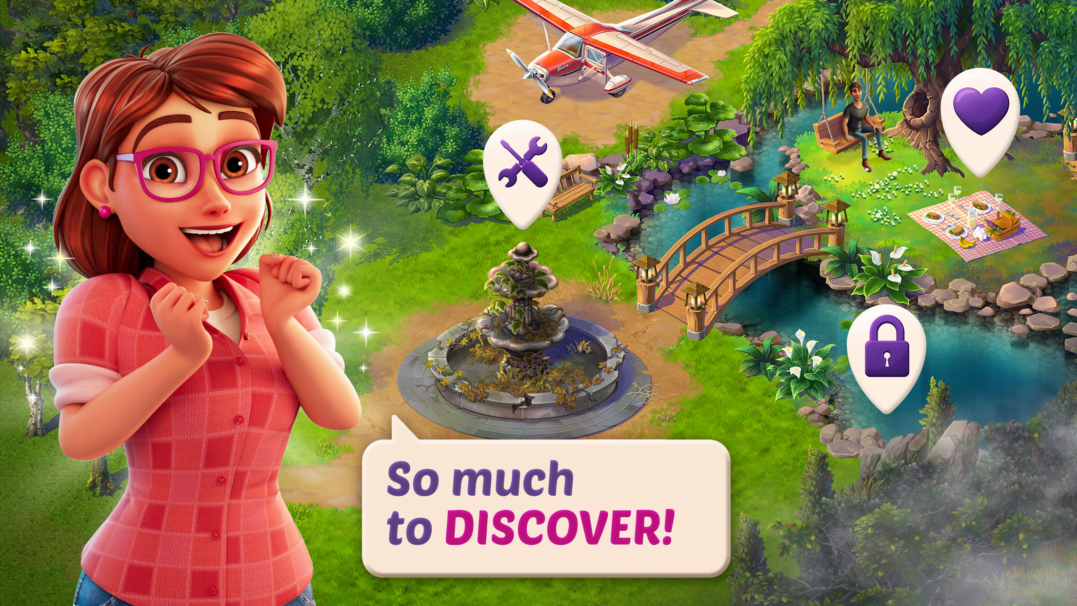 اسکرین شات 5 بازی Lily’s Garden - Design & Relax