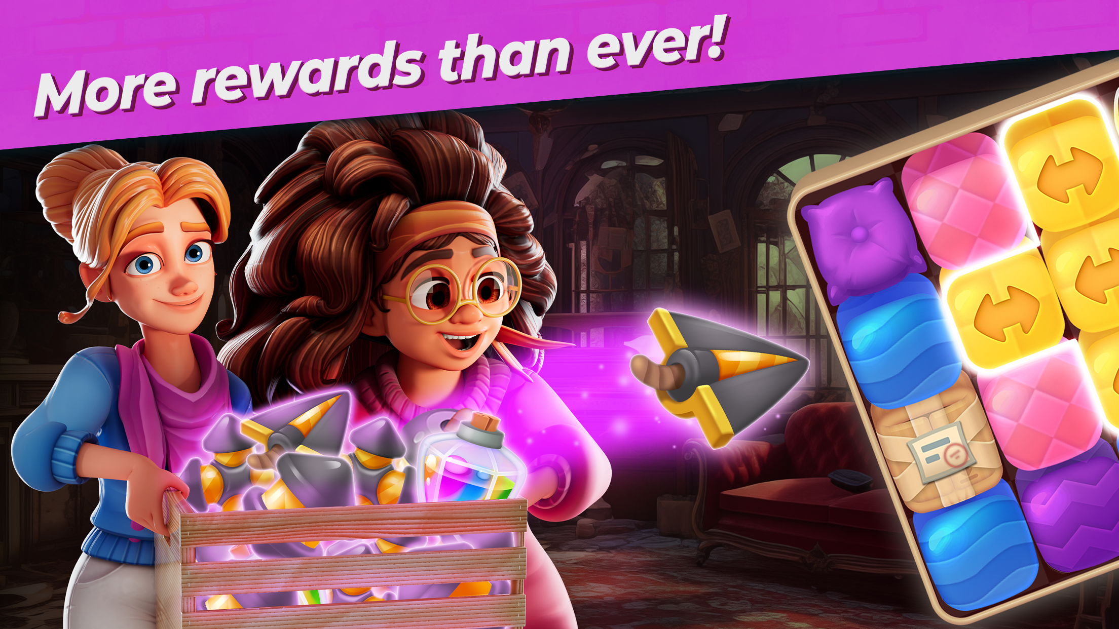 اسکرین شات 1 بازی Penny & Flo: Home Renovation