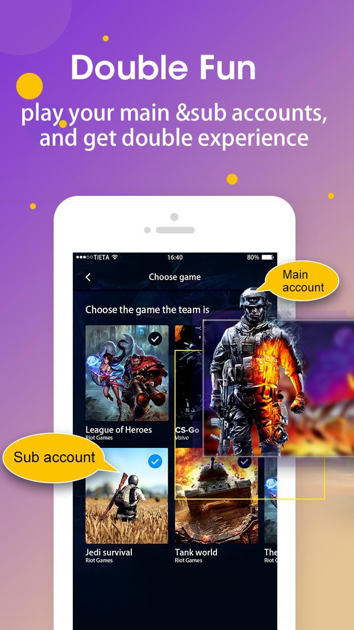 اسکرین شات 4 برنامه DO Multiple Accounts & Clone