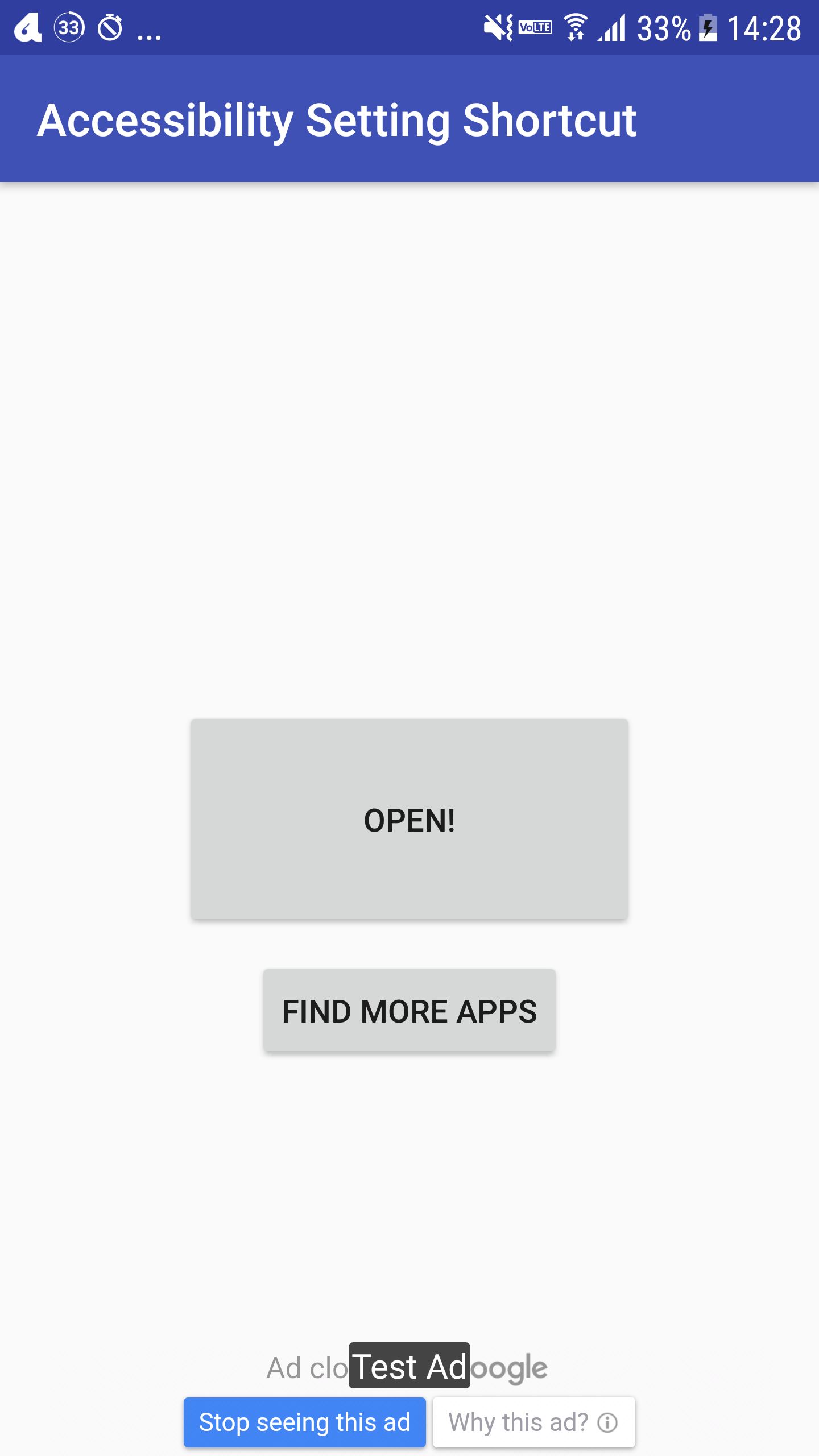 اسکرین شات 2 برنامه Accessibility Settings Shortcu