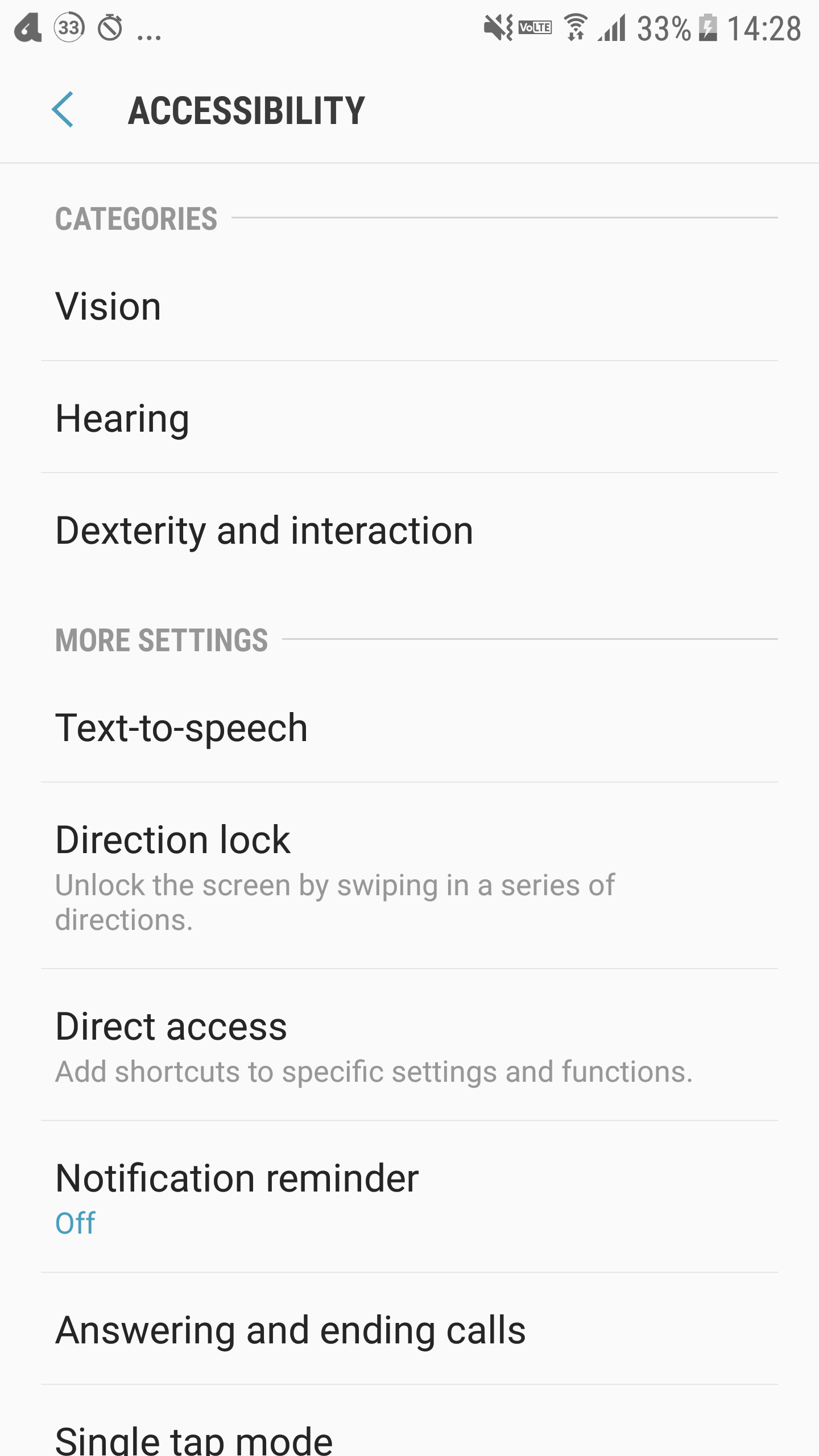 اسکرین شات 1 برنامه Accessibility Settings Shortcu