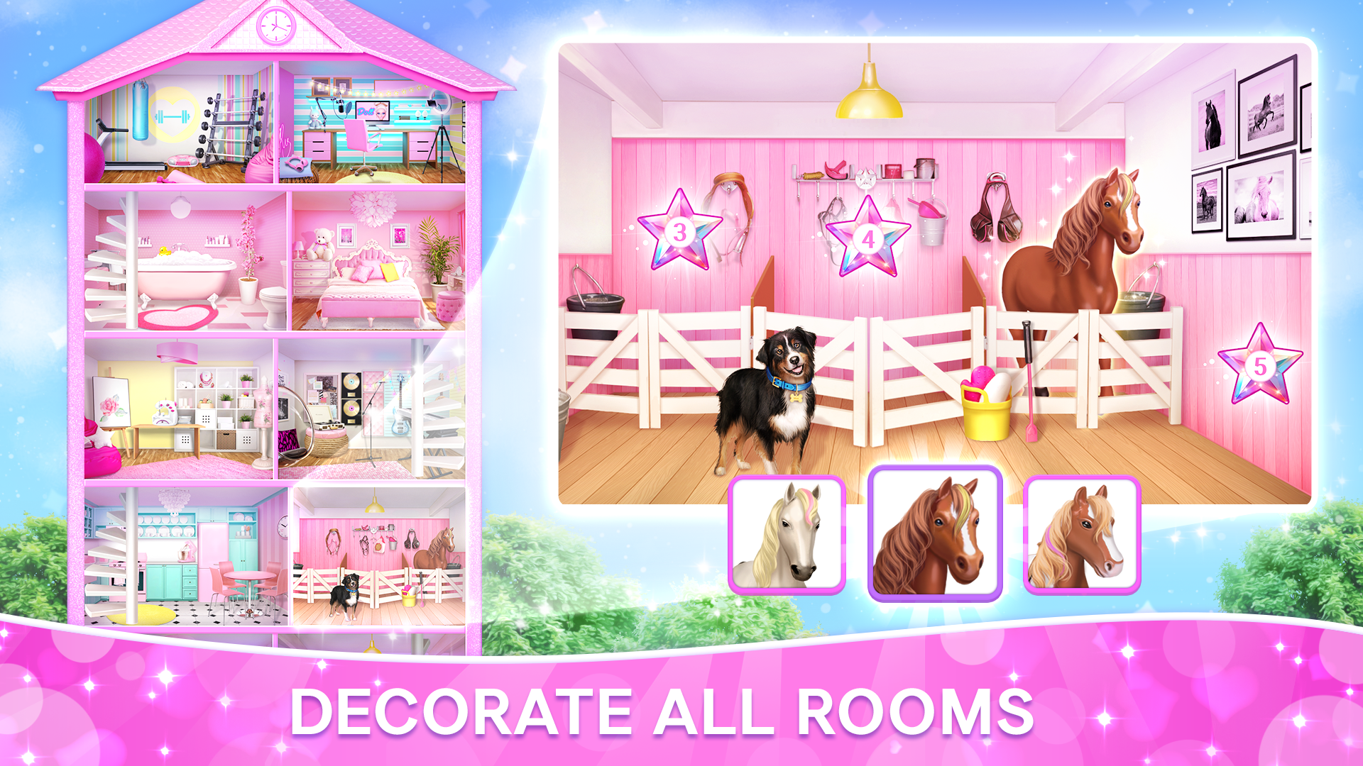 اسکرین شات 1 بازی Doll Dress Up Games For Girls