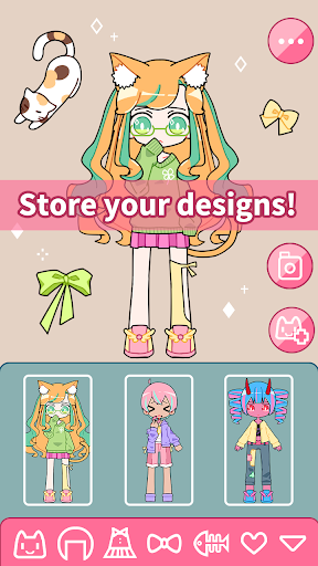 اسکرین شات 2 بازی Cute Girl Avatar Maker - Cute Avatar Creator Game