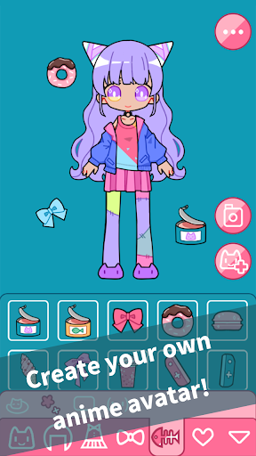 اسکرین شات 5 بازی Cute Girl Avatar Maker - Cute Avatar Creator Game