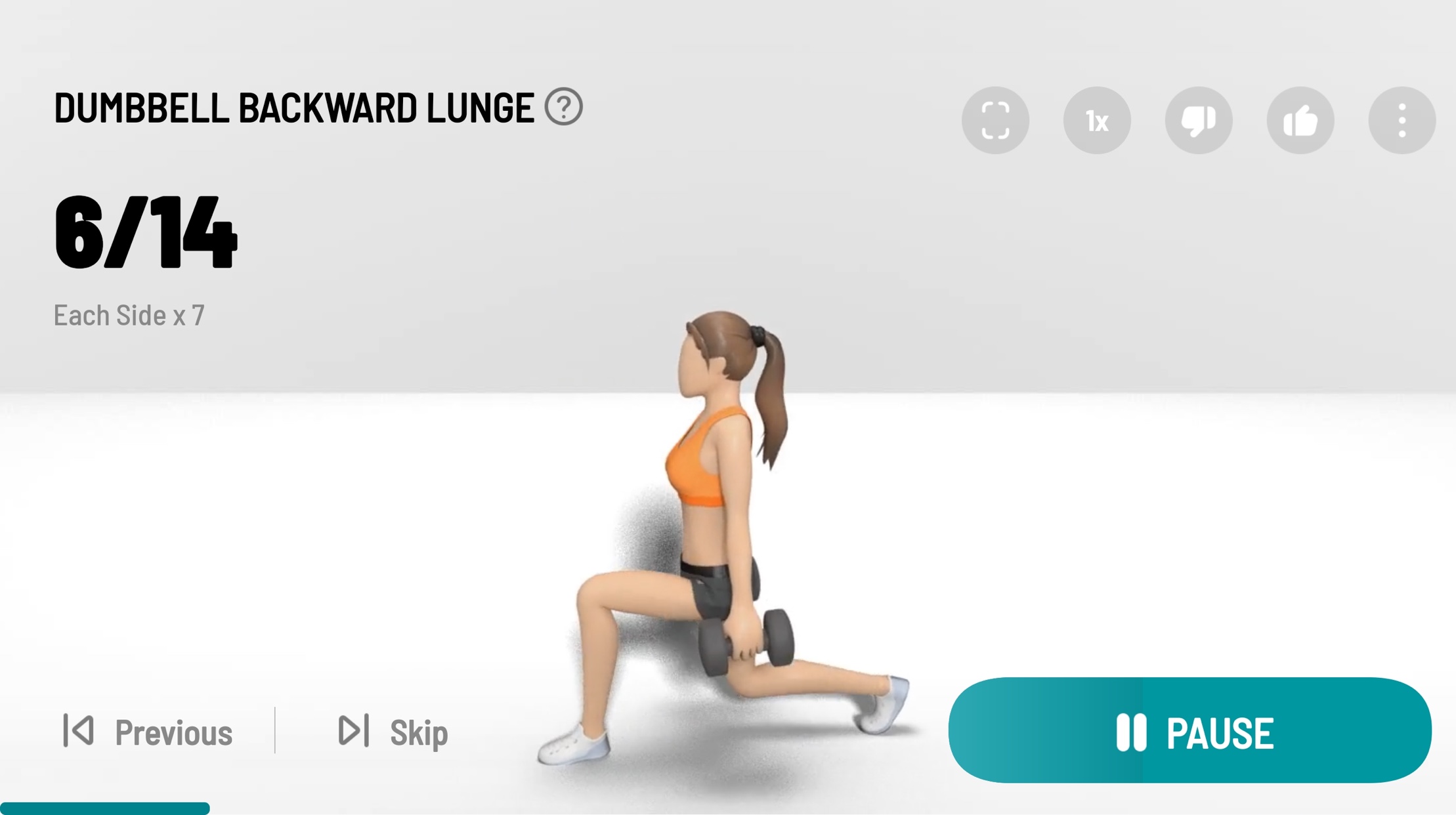 اسکرین شات 8 برنامه Dumbbell Workout at Home
