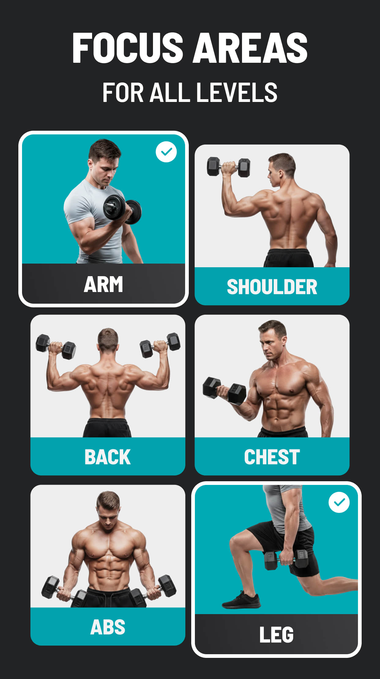 اسکرین شات 3 برنامه Dumbbell Workout at Home