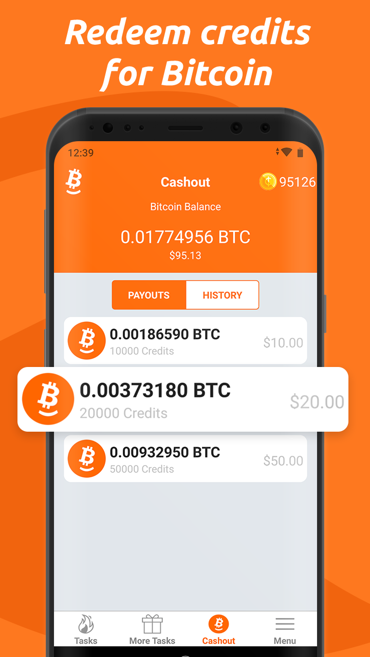 اسکرین شات 5 برنامه Earn Bitcoin – Get Bitcoin App