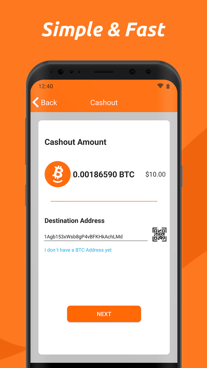 اسکرین شات 6 برنامه Earn Bitcoin – Get Bitcoin App