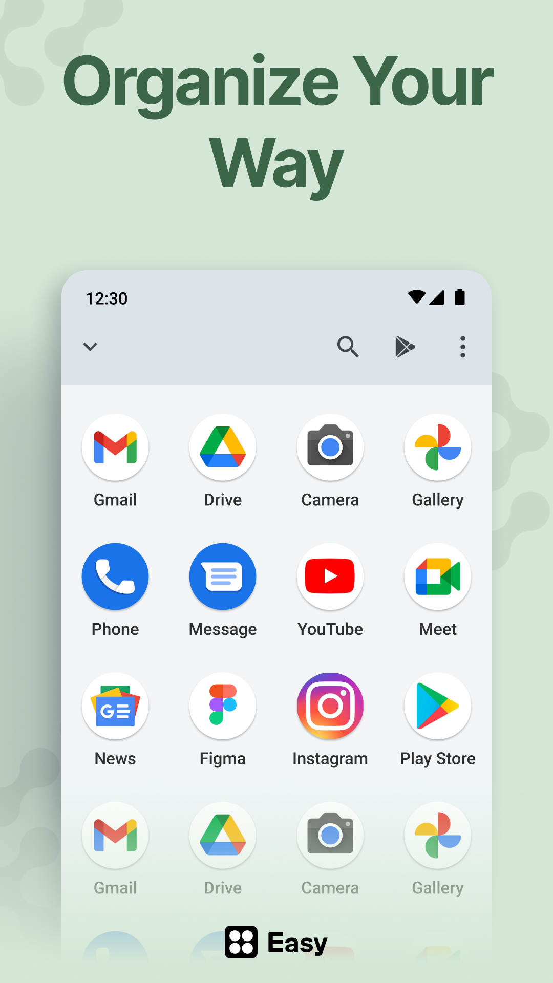 اسکرین شات 6 برنامه Easy Homescreen