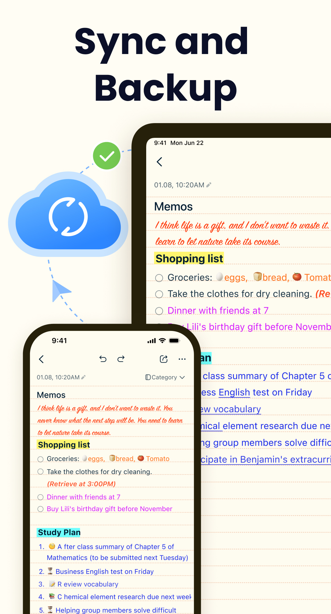 اسکرین شات 6 برنامه Easy Notes - Note Taking Apps