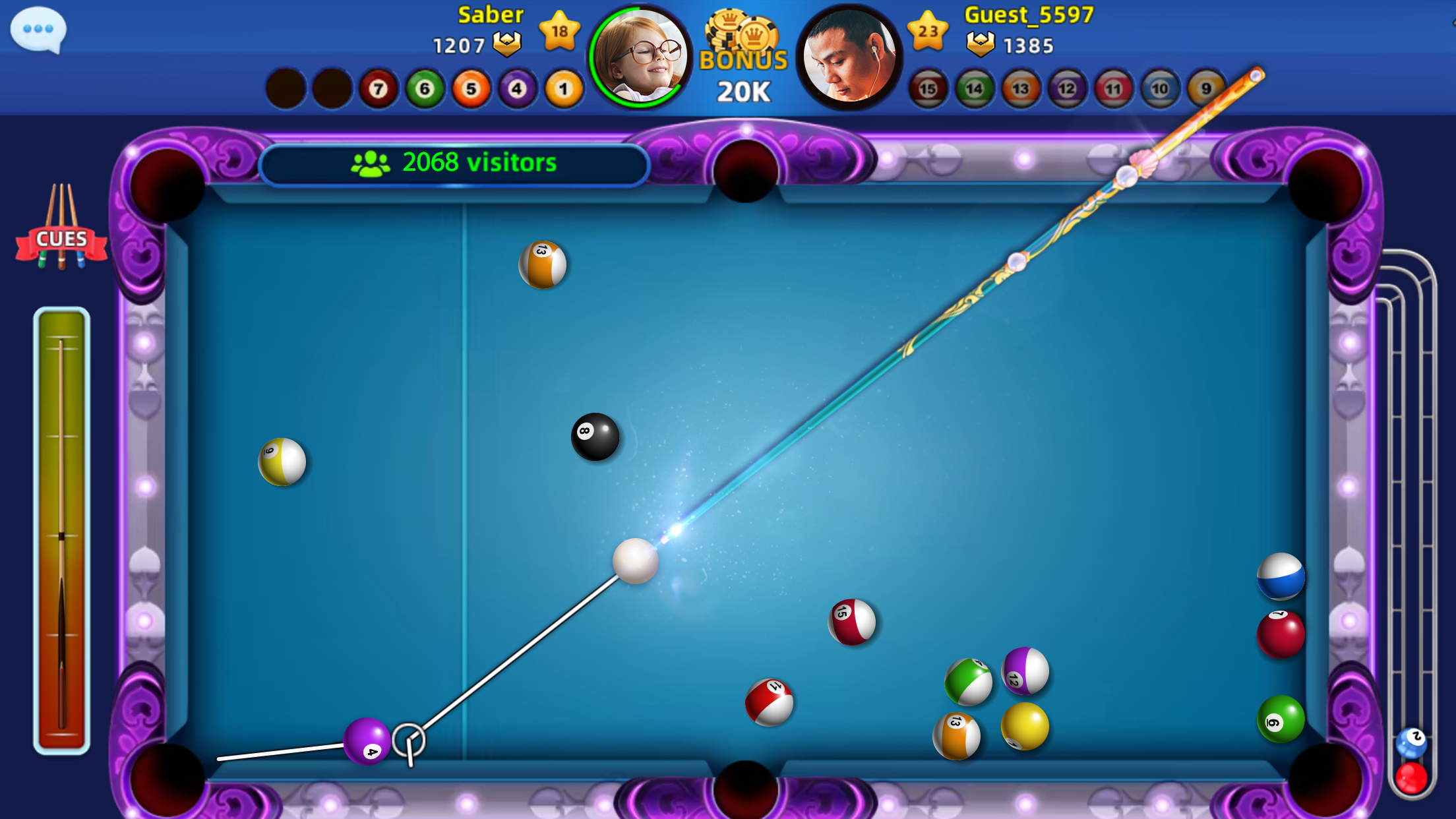 اسکرین شات 4 بازی 8 Ball Blitz Pro: Pool King