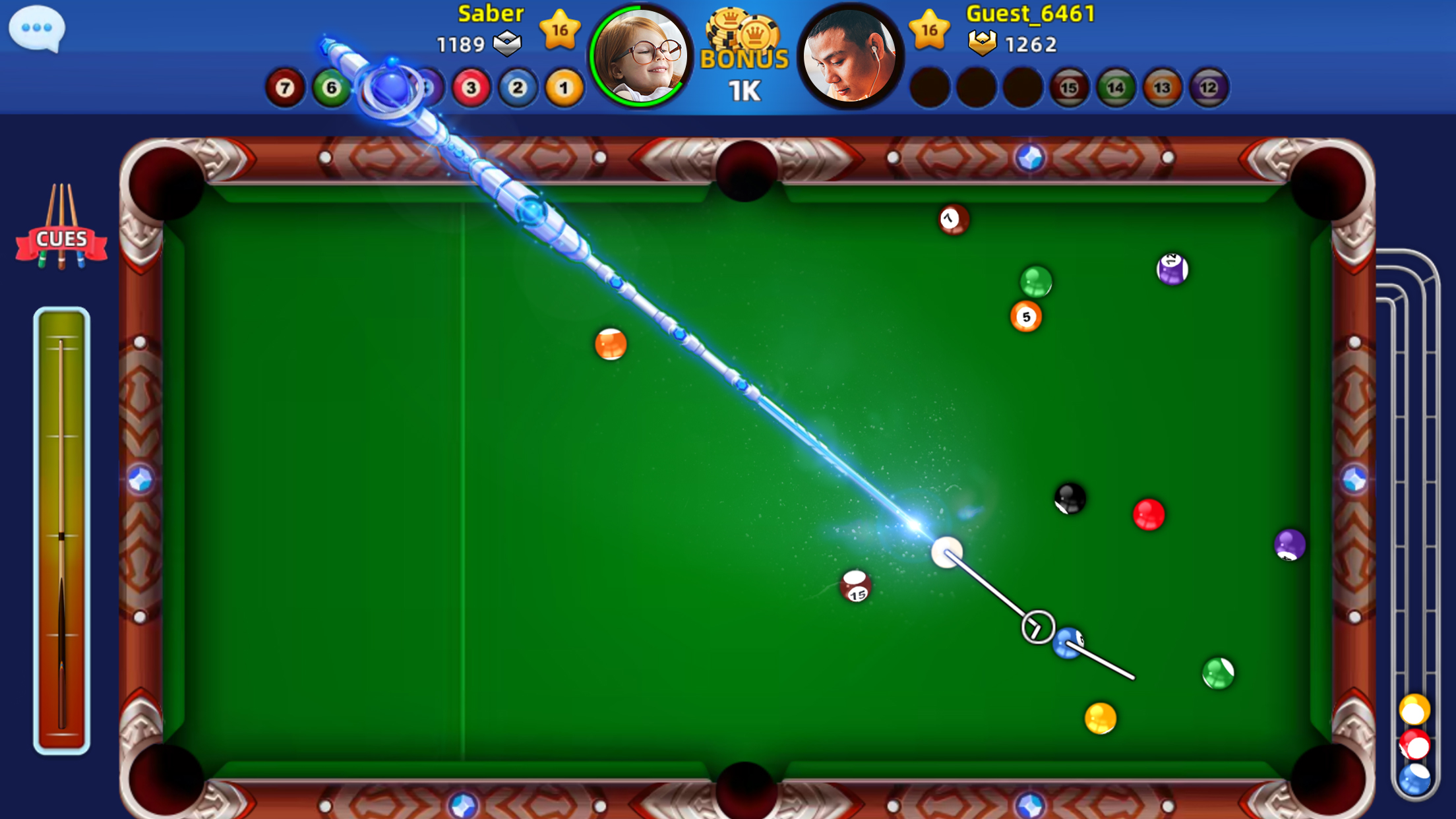 اسکرین شات 3 بازی 8 Ball Blitz Pro: Pool King