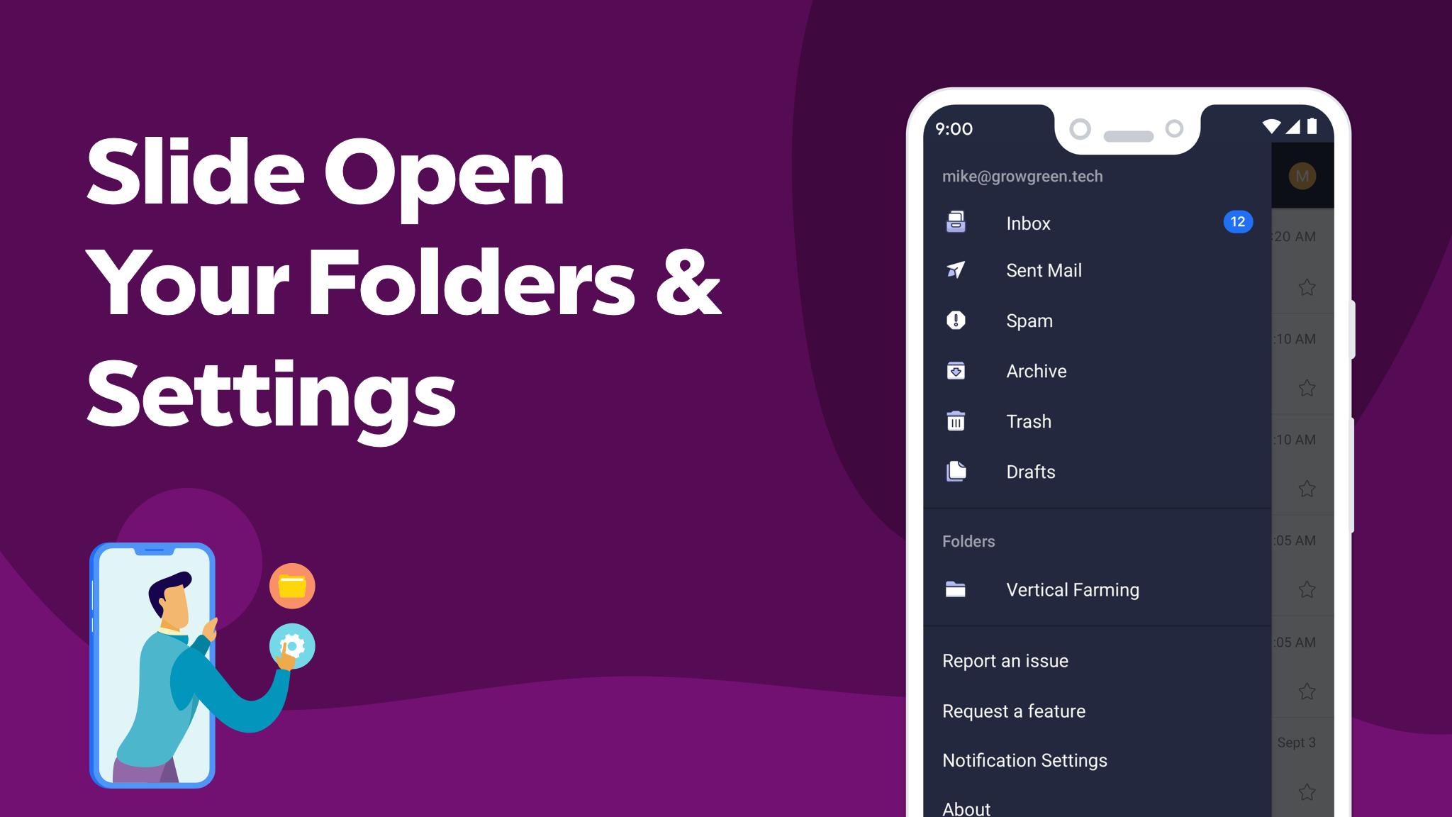 اسکرین شات 7 برنامه Titan Email: Contacts,Calendar
