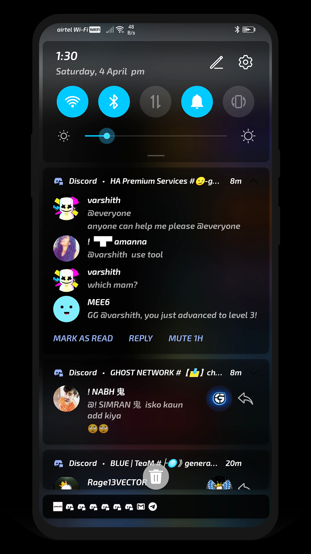 اسکرین شات 3 برنامه Pitch Black EMUI 5/8/10 Theme