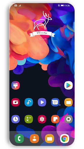 اسکرین شات 2 برنامه One-Ui Dark EMUI 9/10 THEME