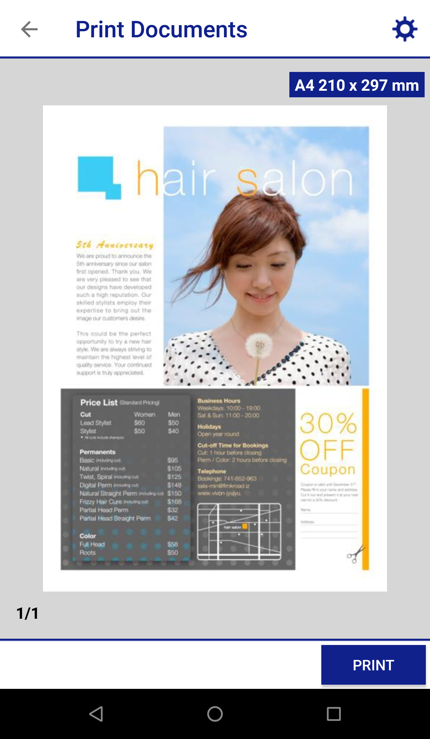 اسکرین شات 3 برنامه Epson iPrint